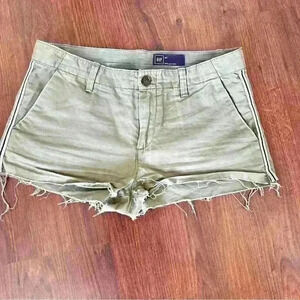 Gap Summer Shorts Women's Size04 Olive Green